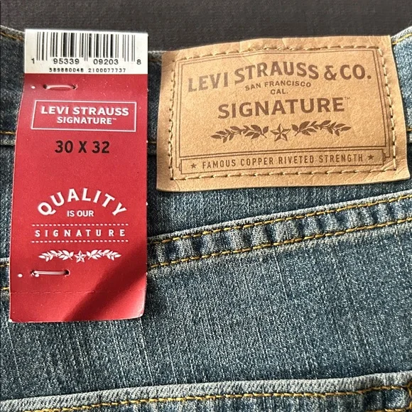 Levi's Signature Straight Blue Jeans